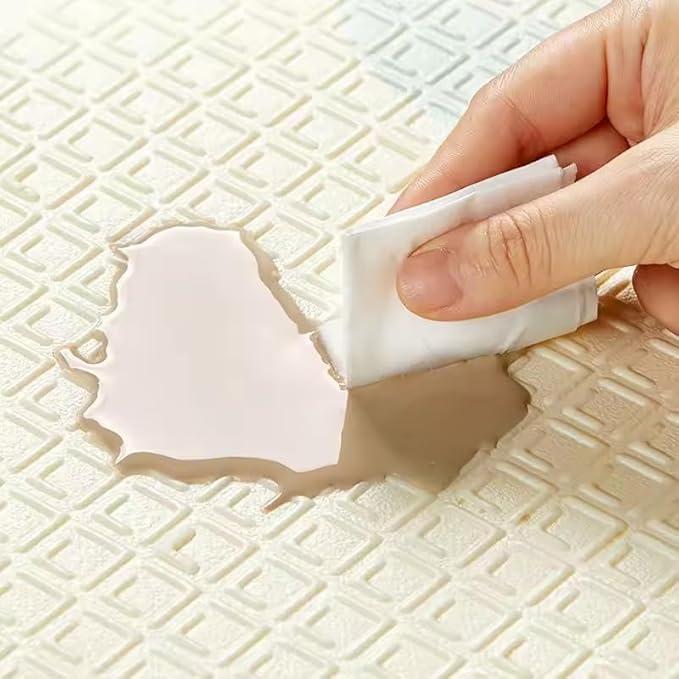 Extra Large Baby Play Mat (6.5 x 5 ft, 0.6 cm Thick) | Reversible, Waterproof & Foldable Foam Floor Mat | Soft, Non-Toxic Crawling & Play Mat for Babies, Toddlers & Kids