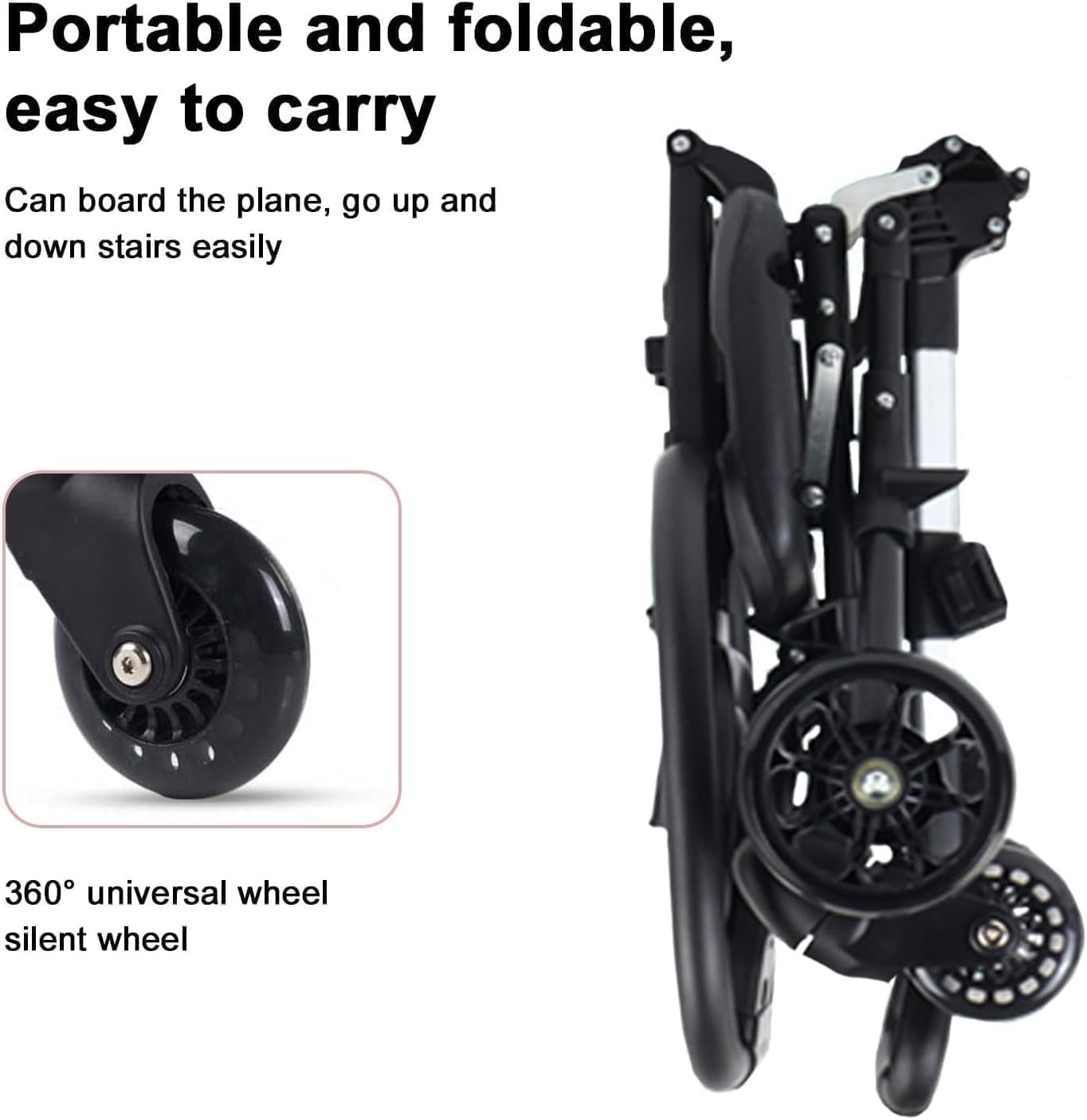 SHOPPYGO™ Foldable Baby Stroller / Pram (0–3 Years)  Lightweight • Safe • Travel-Friendly • For Boys & Girls