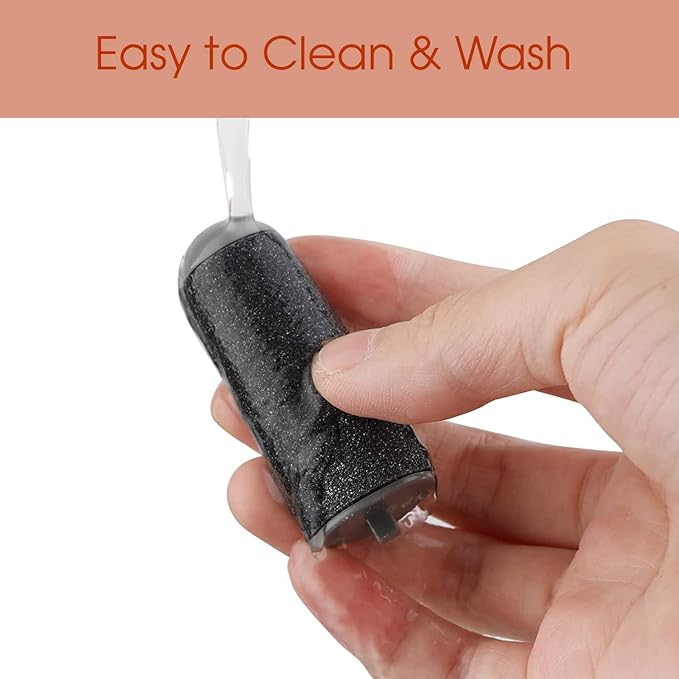 Flawless Pedi Electronic Pedicure Tool Cordless Rechargeable Callus Dead Skin Remover Polishing Wand with Roller Heads Flawless Pedi Electronic Pedicure Tool Callus Dead Skin Remover