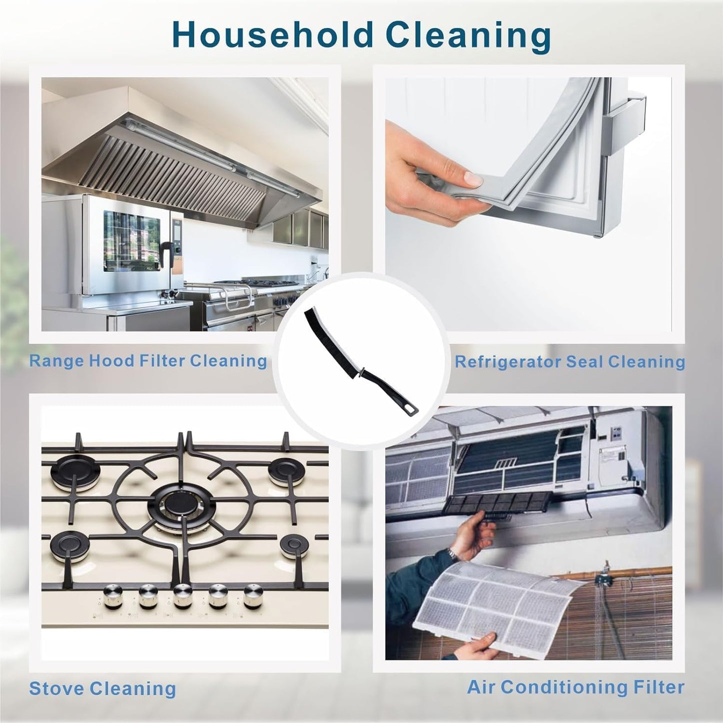 Shoppygo™ Mini Foldable Desktop Mop - Self-Squeeze Portable Handheld Mop with PVA Sponge Head for Kitchen, Bathroom, Glass, Windows & Car Cleaning