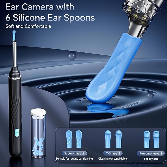 WIFI ear cleaner with camera for Android and iPhone rechargeable portable
