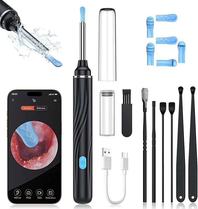 Earwax cleaner with camera 1080P HD WIFI smart visual ear cleaner heavy quality