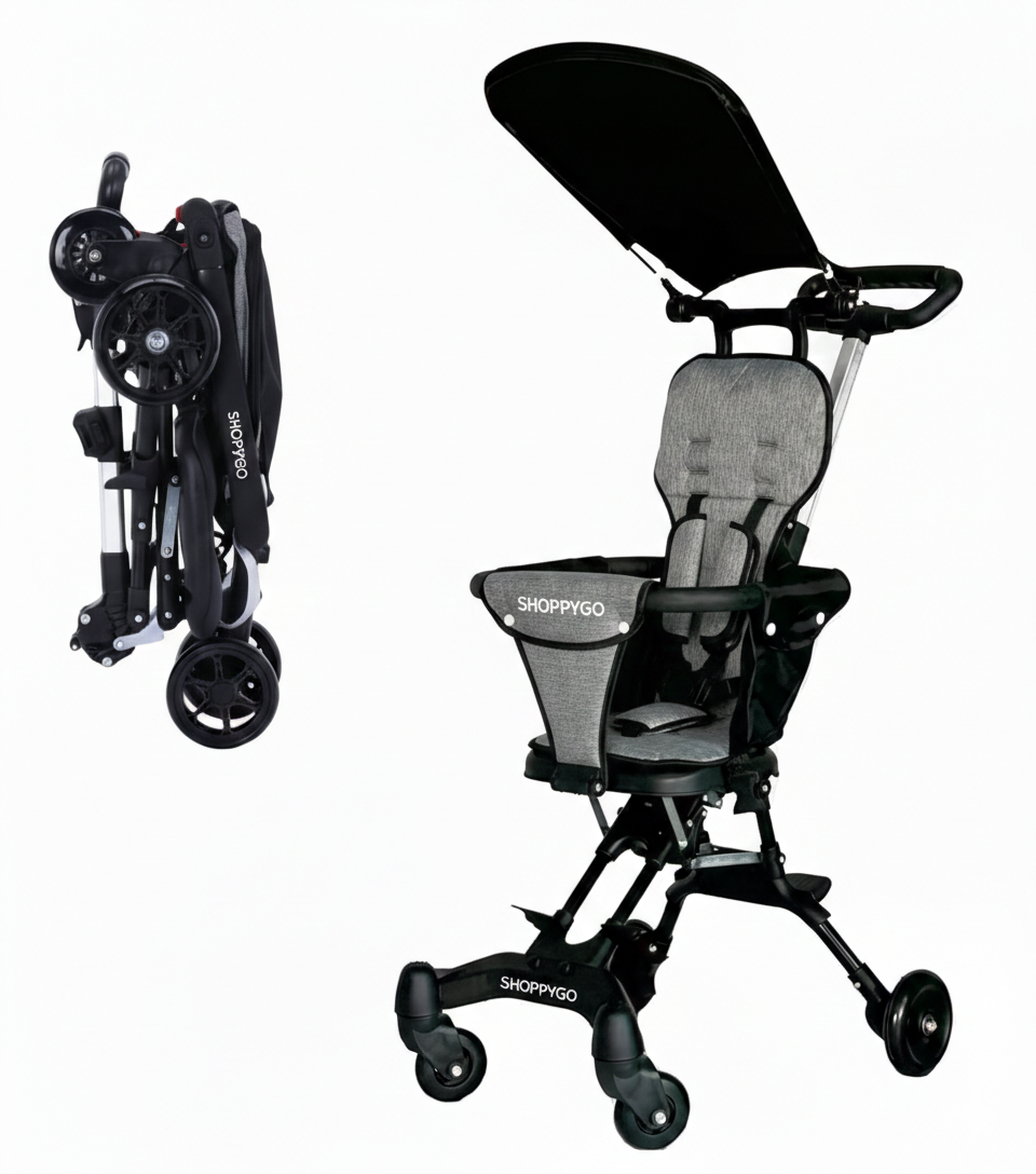 SHOPPYGO™ Foldable Baby Stroller / Pram (0–3 Years)  Lightweight • Safe • Travel-Friendly • For Boys & Girls