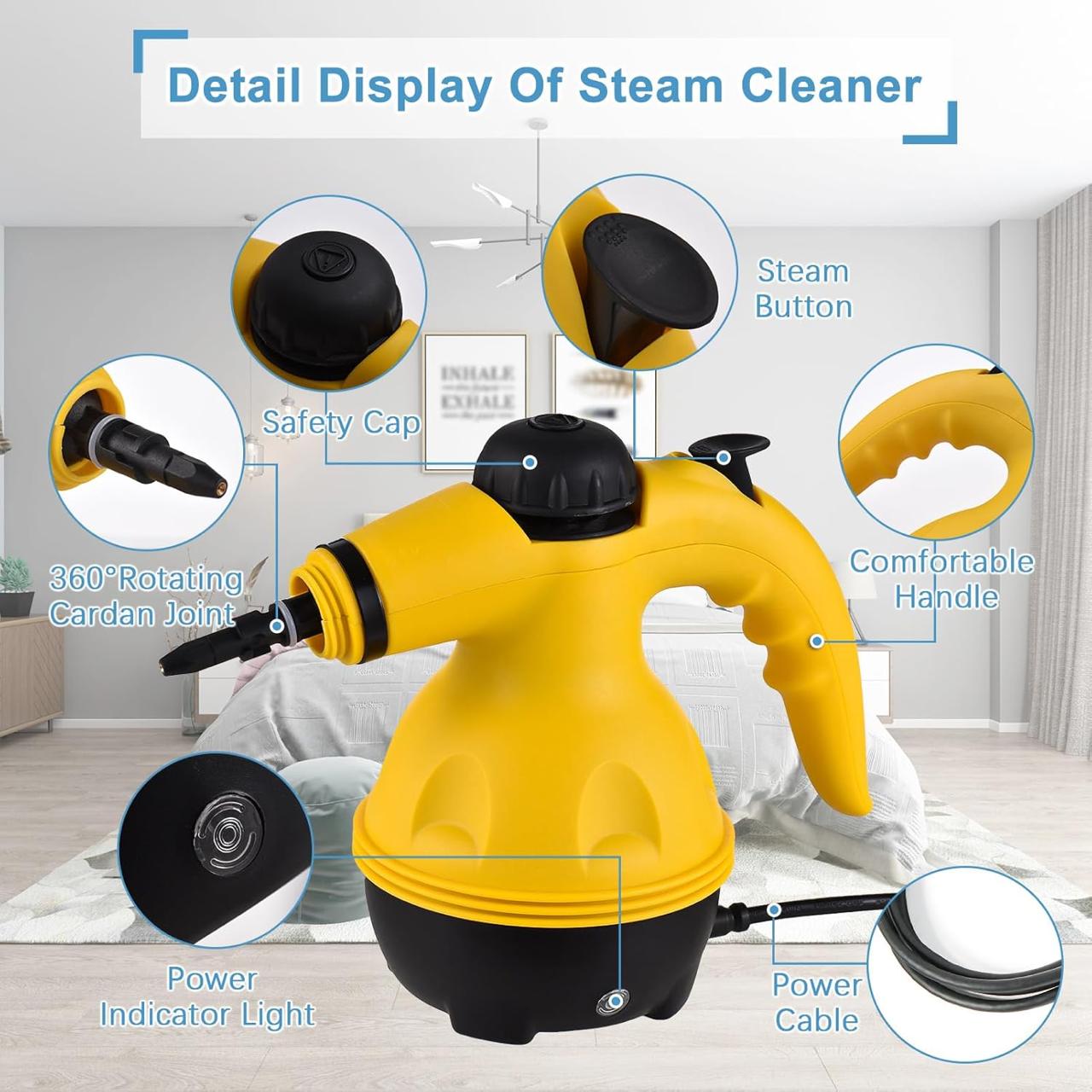9-in-1 Handheld Ultra-Steam Pro: The Ultimate Deep Cleaning Solution