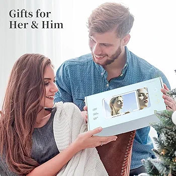 LED Car Vanity Mirror with Lights – Rechargeable Sun Visor Makeup Mirror, 3 Light Modes, 80 LEDs, Dimmable Touch Control, Universal Fit for All Cars